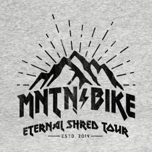 mountain bike mtb gift cycling cyclist heavy metal T-Shirt